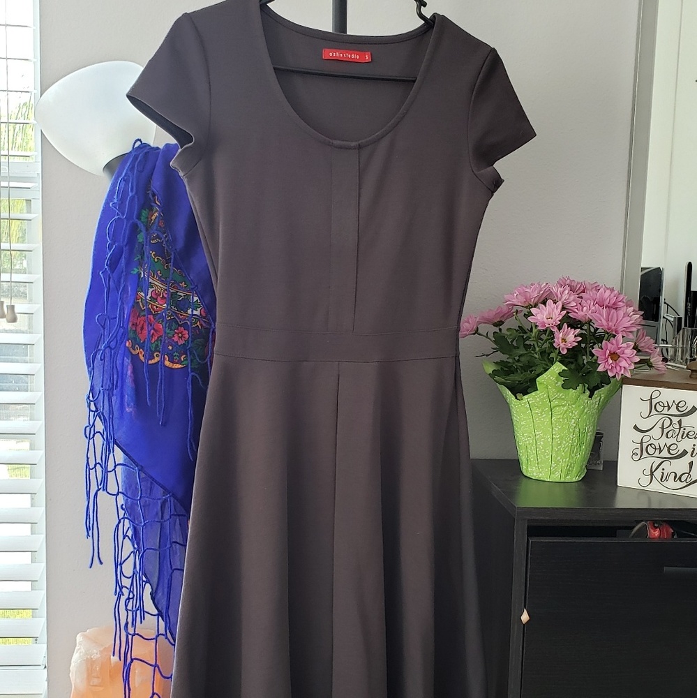 👗❤Midi gray dress by Ostin👸💫